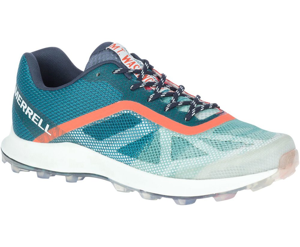 Merrell Sneakers Herre - Mtl Skyfire X White Mountains - Mintgrønne/Orange - GSQ287643